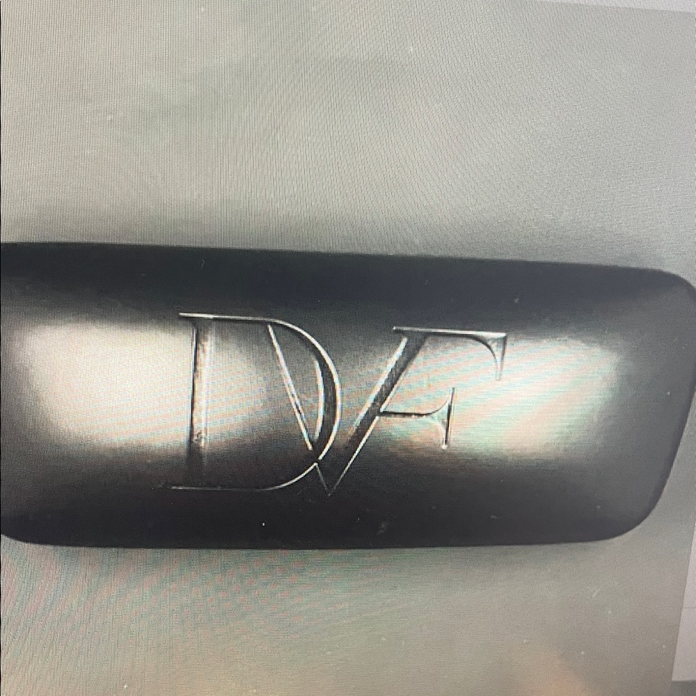 DVF Black Women's Glasses Case